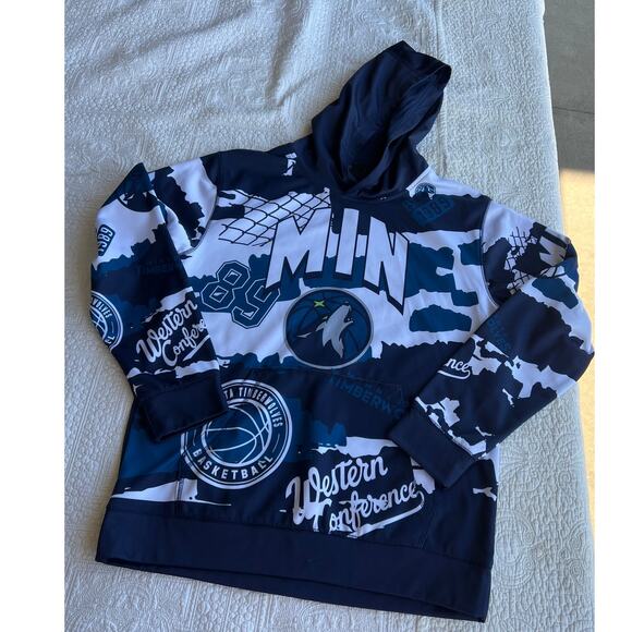 NBA Minnesota Timberwolves hooded sweatshirt, Youth size XL - Picture 1 of 9